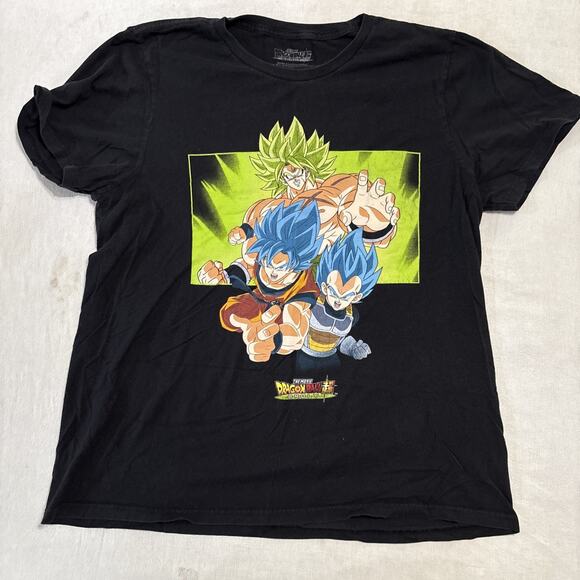 The Movie Dragon Ball Z Super Broly 2018 T-shirt Men's Size XL Vintage - Picture 2 of 5